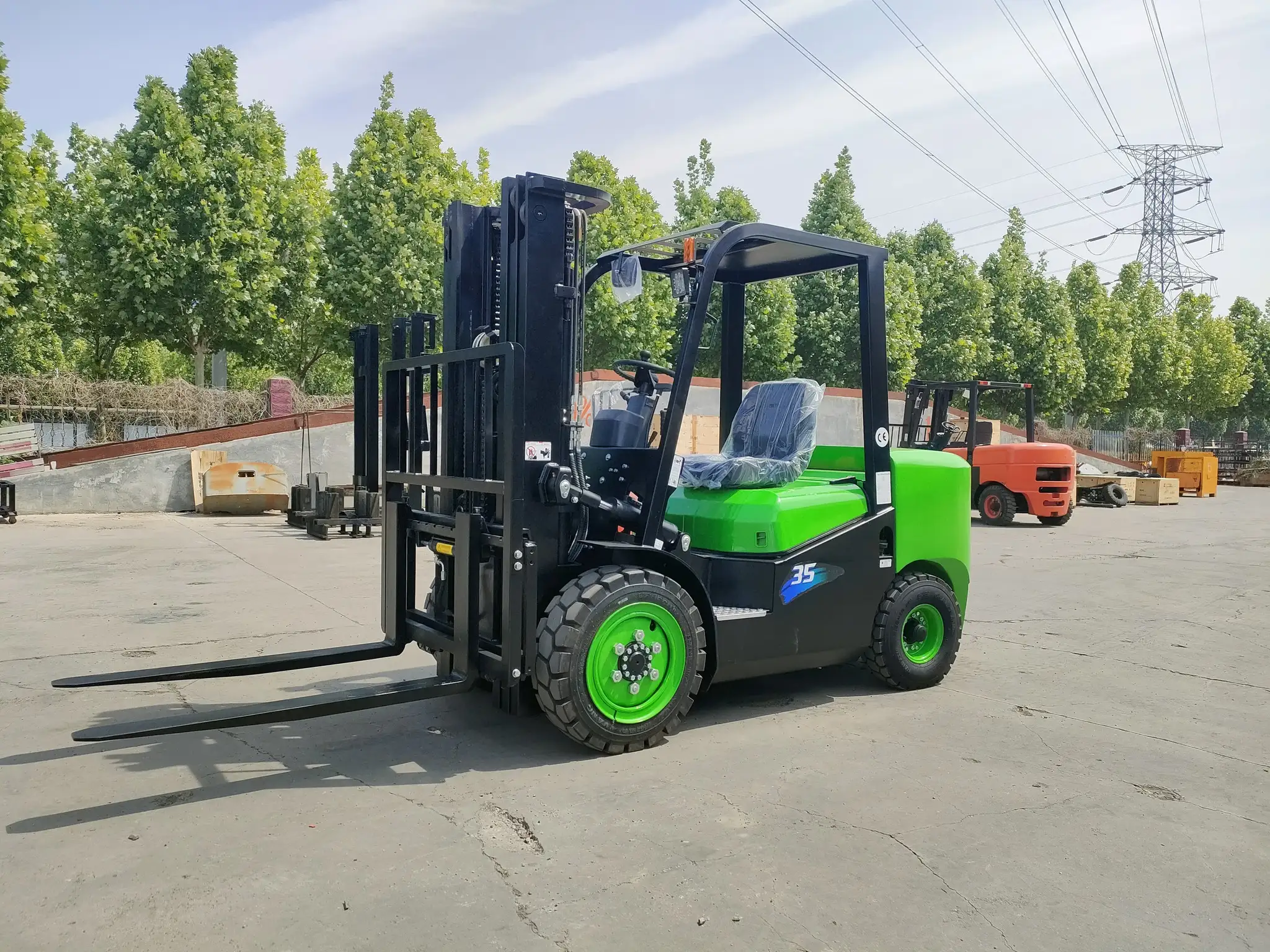 Heavy Duty CPCD35 3.5T Diesel Forklift - Image 4