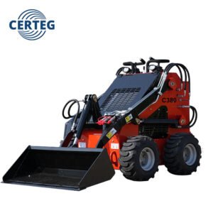 380kg Wheeled Skid Steer for landscape-C380