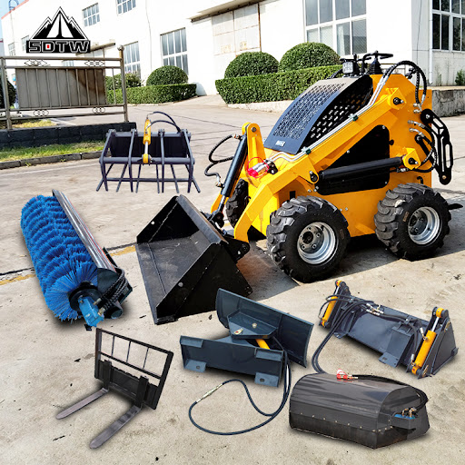 Mini Wheeled Skid Steer Loader for Sale-C280 - Image 5