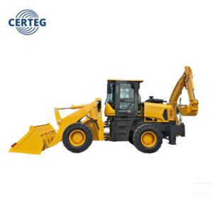 Heavy-Duty Backhoe Loader | CERTEG CTB15-26 | 58kW Power