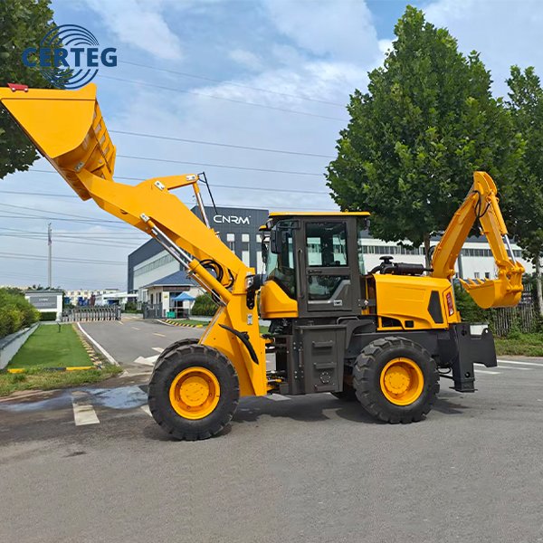 Heavy-Duty Backhoe Loader | CERTEG CTB15-26 | 58kW Power - Image 2