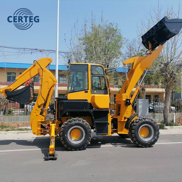 8 Ton Backhoe Loader for Sale | CERTEG CTB40-28 Heavy-Duty - Image 3