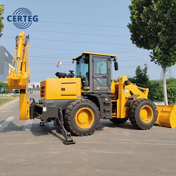 Heavy-Duty Backhoe Loader | CERTEG CTB15-26 | 58kW Power - Image 4
