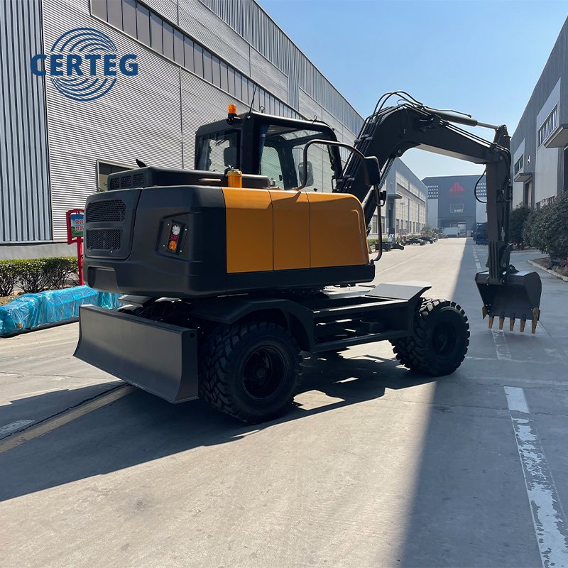 CT75W 7.5 Ton Wheeled Excavator | High-Efficiency Mobile Digger - Image 2