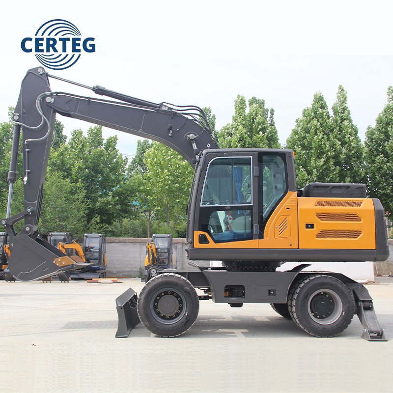CT150W 15 Ton Wheeled Excavator | Heavy Duty Mobile Wheel Digger - Image 2