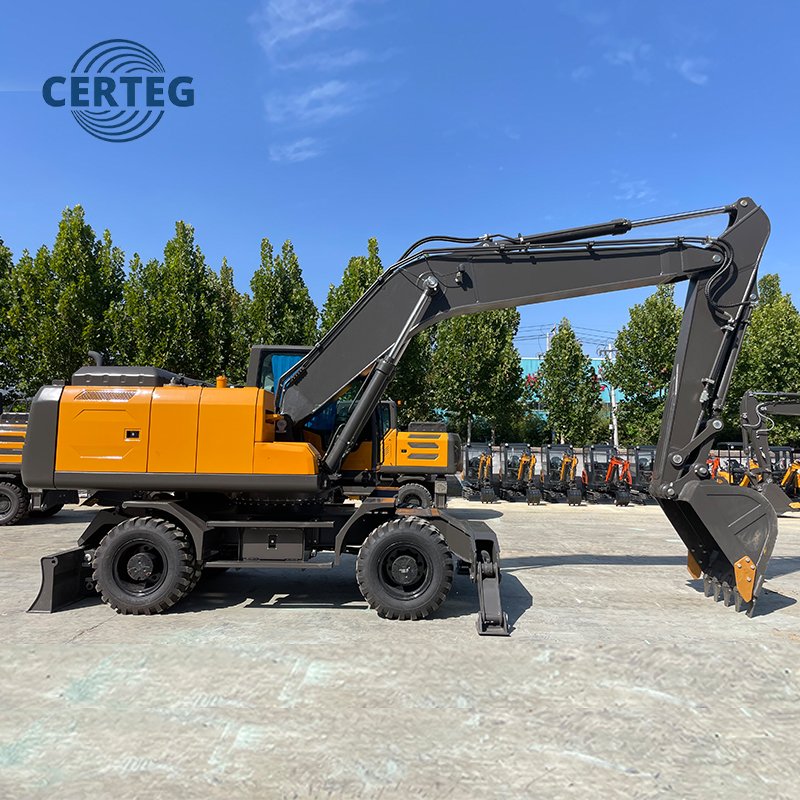 CERTEG CT215W 21.5T Wheel Excavator: The Master of Infrastructure - Image 2