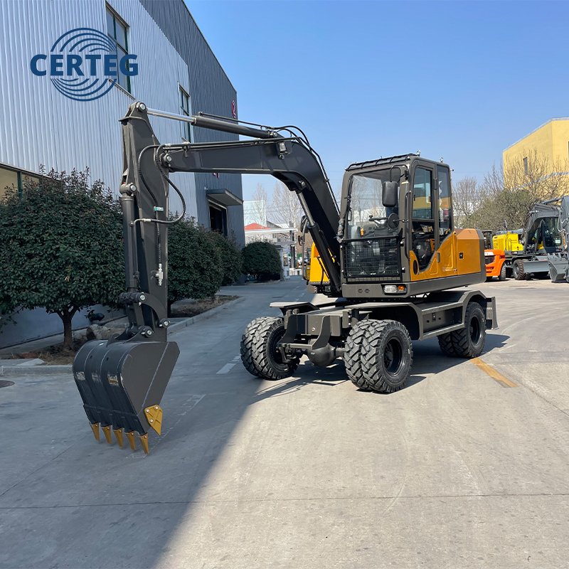 CT75W 7.5 Ton Wheeled Excavator | High-Efficiency Mobile Digger - Image 3