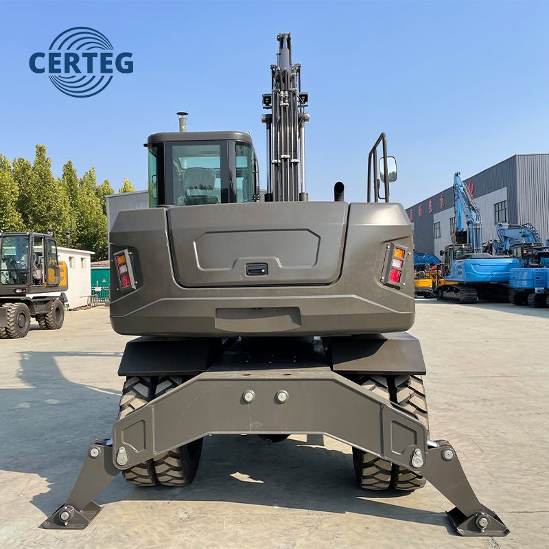 CERTEG CT120W 12 Ton Mobile Excavator | Powerful Wheel Digger - Image 5