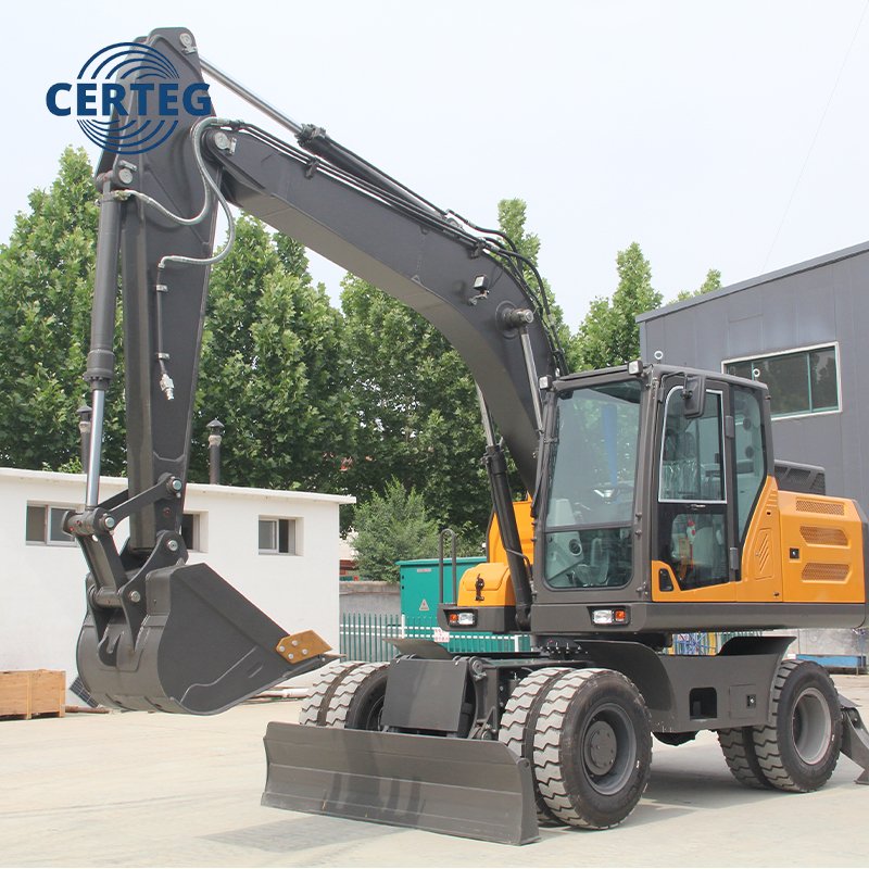 CT150W 15 Ton Wheeled Excavator | Heavy Duty Mobile Wheel Digger - Image 3