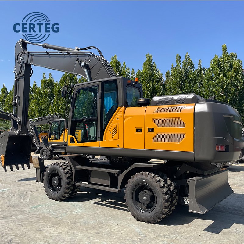 CERTEG CT215W 21.5T Wheel Excavator: The Master of Infrastructure - Image 3