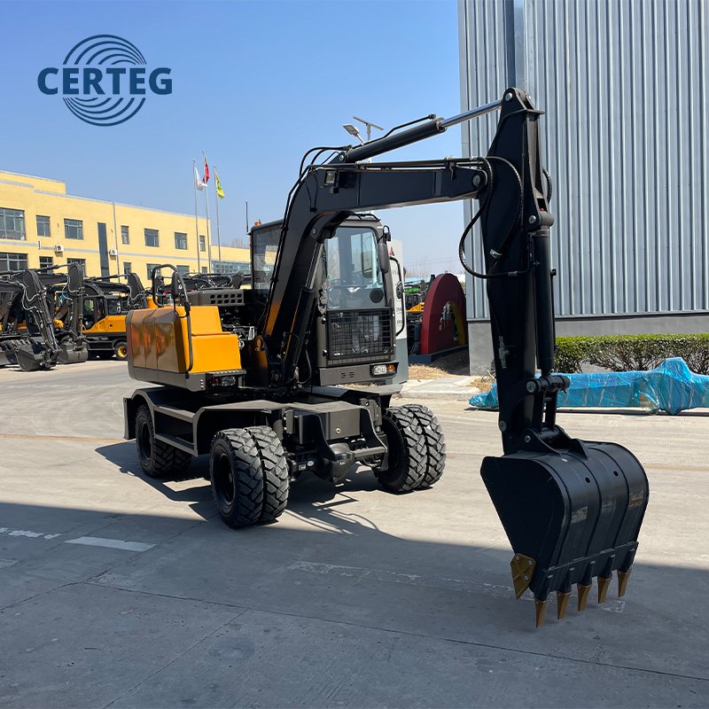 CT75W 7.5 Ton Wheeled Excavator | High-Efficiency Mobile Digger - Image 4