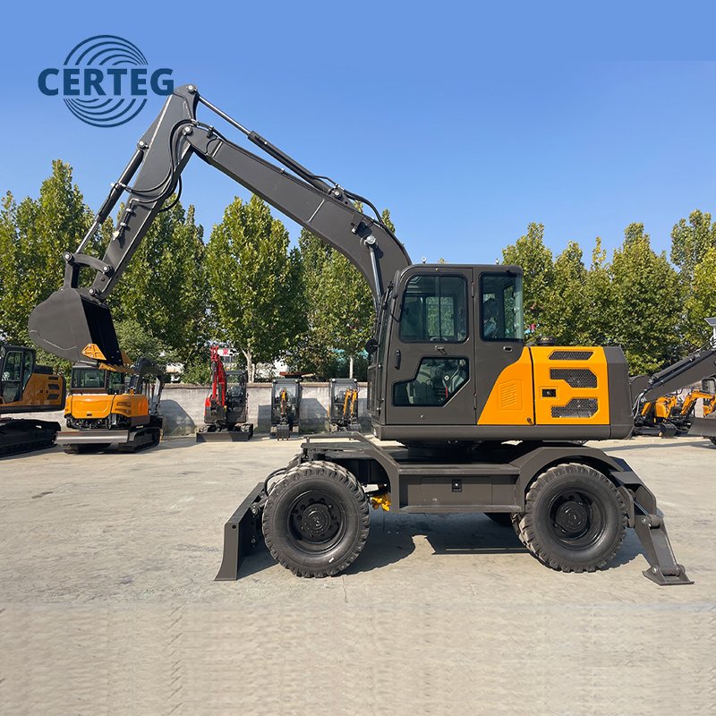 CERTEG CT120W 12 Ton Mobile Excavator | Powerful Wheel Digger - Image 4
