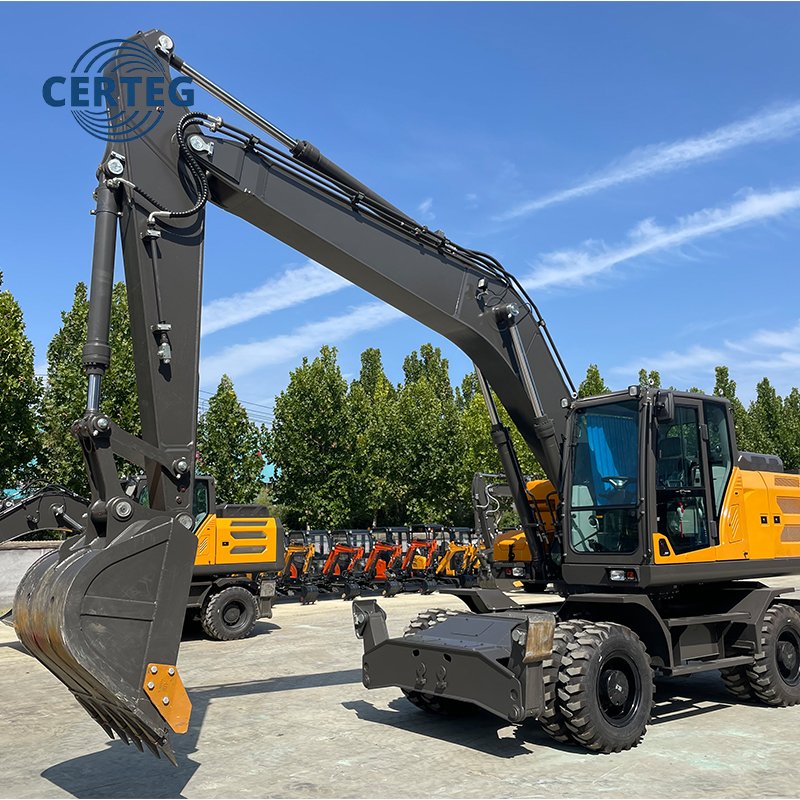 CERTEG CT215W 21.5T Wheel Excavator: The Master of Infrastructure - Image 4