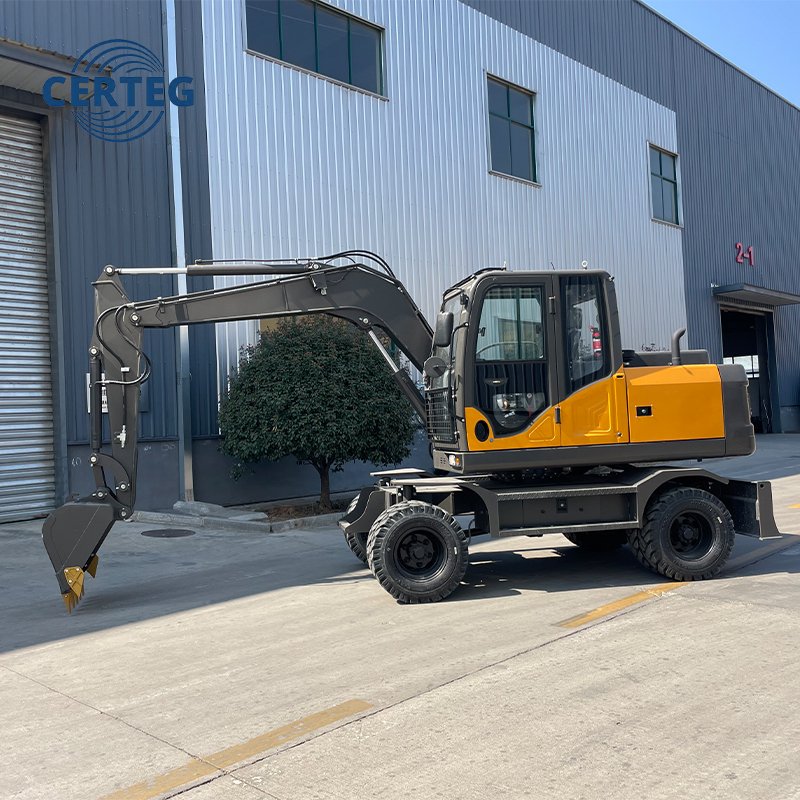 CT75W 7.5 Ton Wheeled Excavator | High-Efficiency Mobile Digger - Image 5