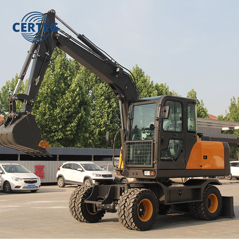 CT80W 8 Ton Wheeled Excavator | Mobile Hydraulic Digger for Sale - Image 5