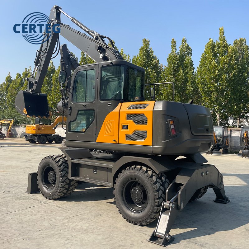 CERTEG CT120W 12 Ton Mobile Excavator | Powerful Wheel Digger - Image 3