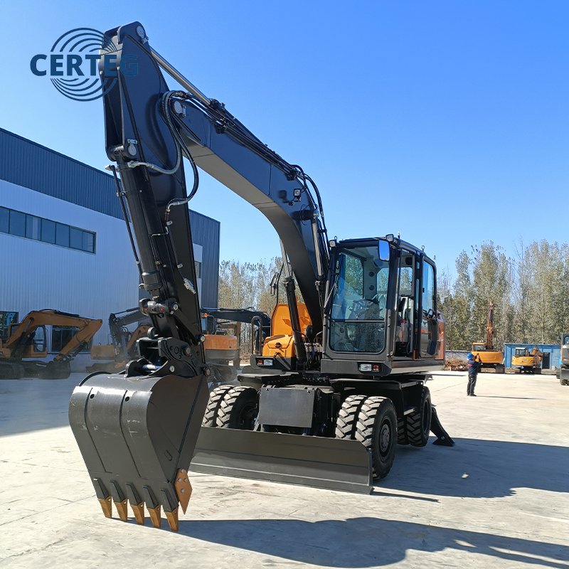 CT150W 15 Ton Wheeled Excavator | Heavy Duty Mobile Wheel Digger - Image 5