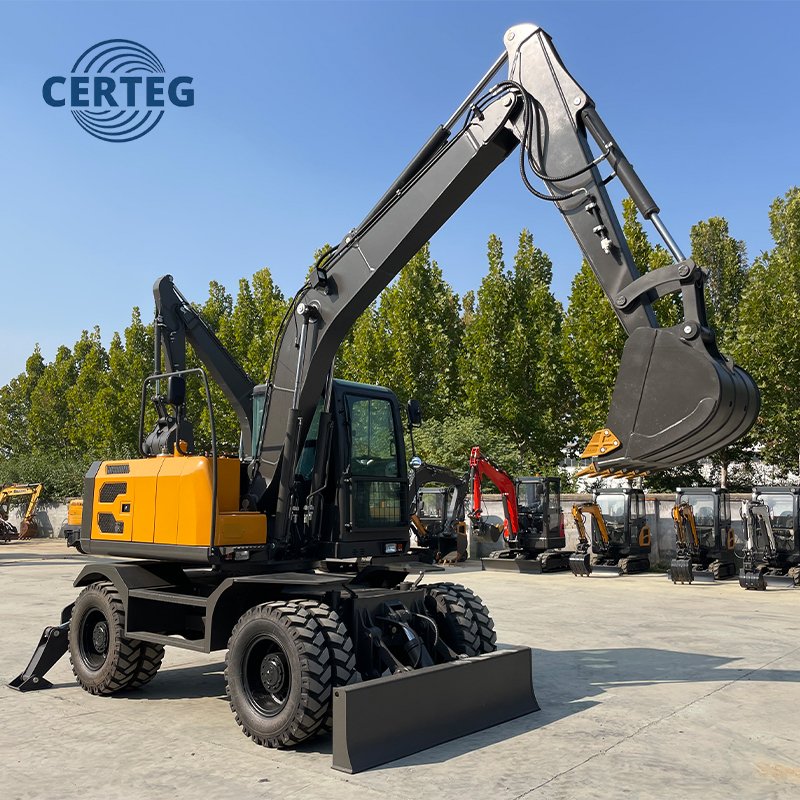 CERTEG CT120W 12 Ton Mobile Excavator | Powerful Wheel Digger - Image 2