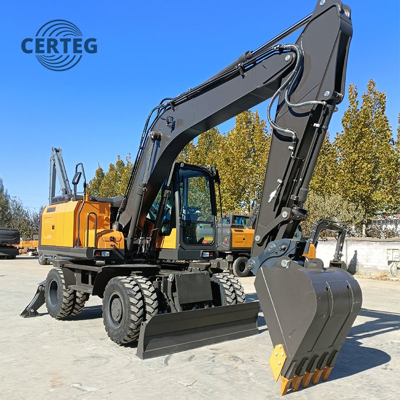 CT150W 15 Ton Wheeled Excavator | Heavy Duty Mobile Wheel Digger - Image 6
