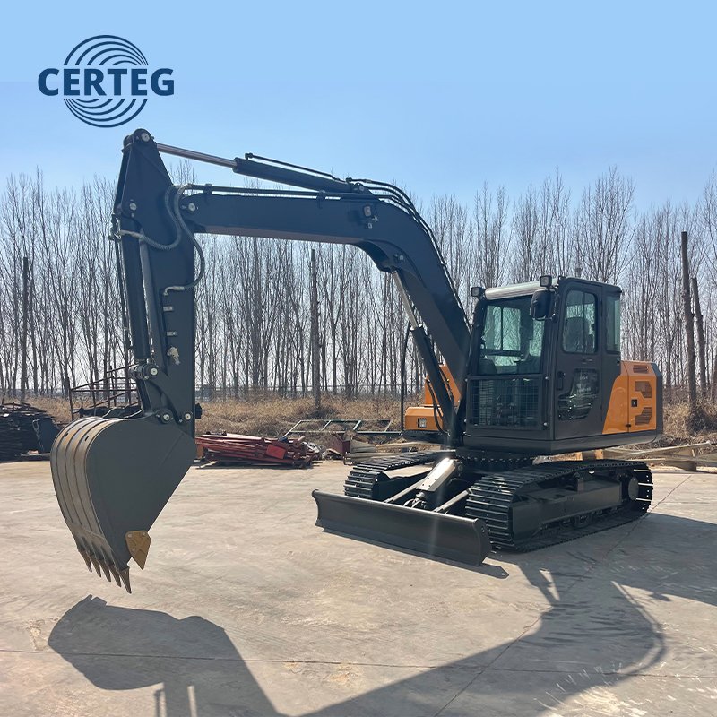 Superior Earthmoving Power: 9 Ton Crawler Excavator CT90 for Sale - Image 2