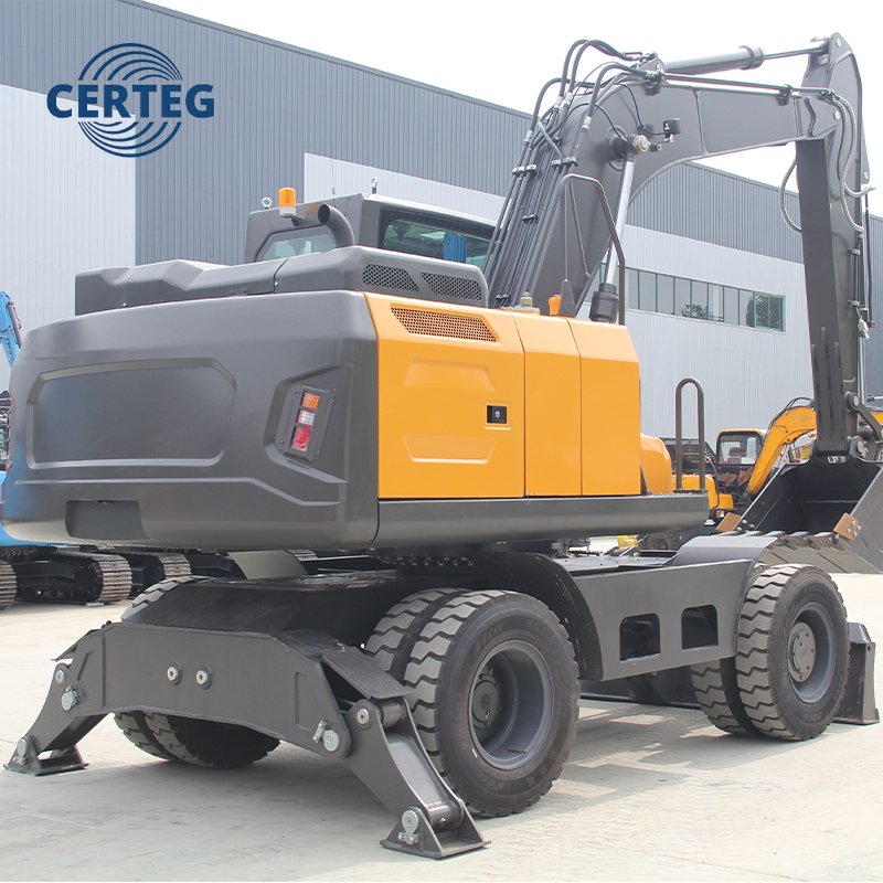CT150W 15 Ton Wheeled Excavator | Heavy Duty Mobile Wheel Digger - Image 7