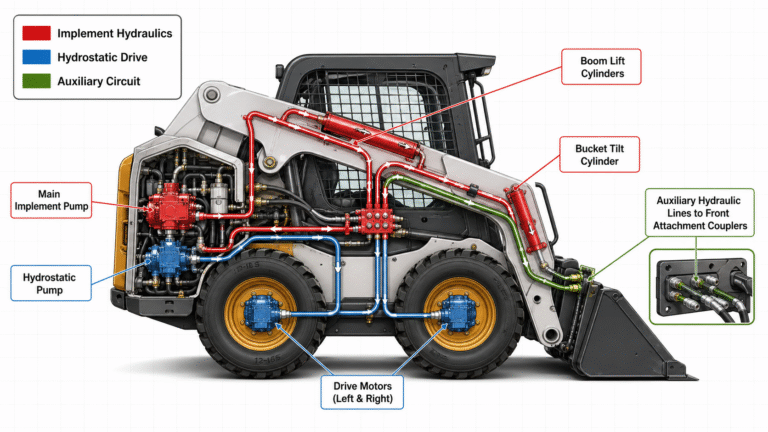 Skid Steer Hydraulic Maintenance Guide For Maximum Uptime