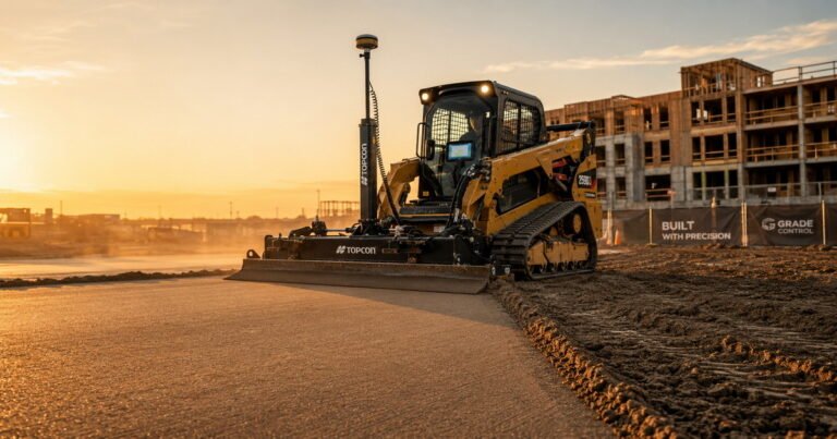 High-Tech Grade Control for Skid Steer Loaders and Track Loaders: Smart Attachments, 3D Systems, and Precision Site Prep